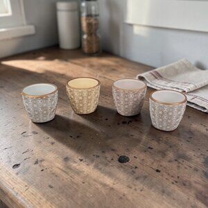 Set of 4 Mini Terracotta Succulent Pots